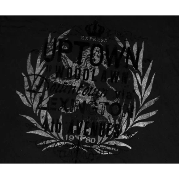 Express Men's Graphic Short Sleeve Crew Neck T-Shirt Size 2XL - Picture 2 of 5